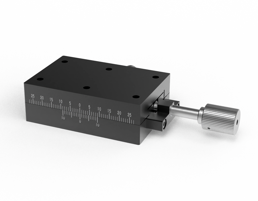 X轴丝杠进给燕尾槽式手动位移台长方形