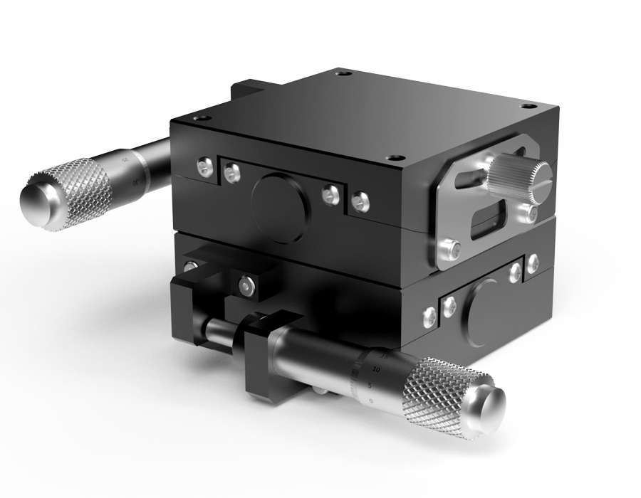 αβ轴测角交叉滚柱式手动位移台