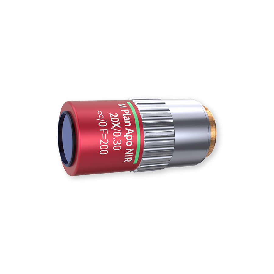 远场校正超长工作距离显微物镜 20x M Plan Apo NIR