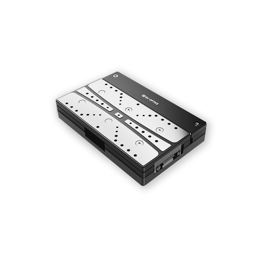 10nm精度压电平移台 台面尺寸=100×155mm 行程=90mm 包含控制器